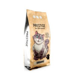 Prestige Doğal Kokusuz İnce Taneli Topaklaşan Bentonit Kedi Kumu 10 Lt