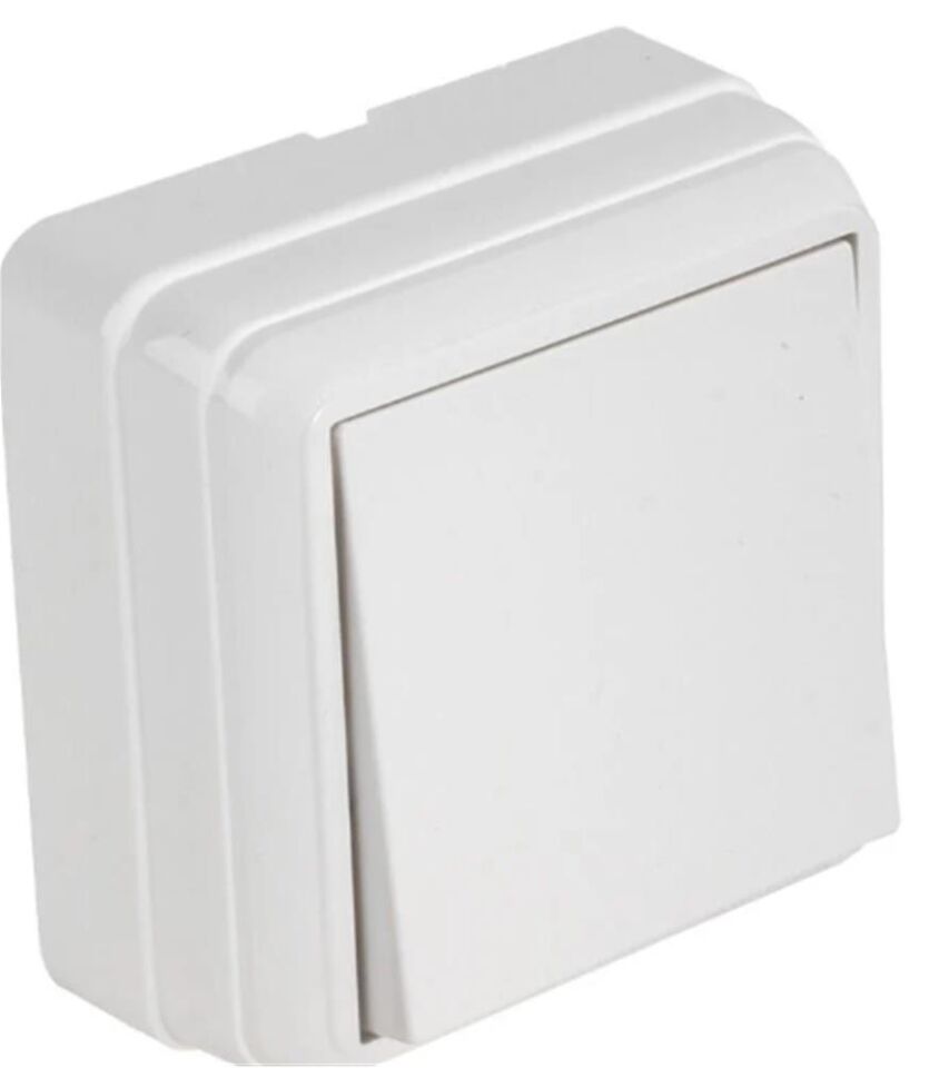 Mutlusan Bron Sıva Üstü Anahtar Beyaz ( 2160 301 0201)