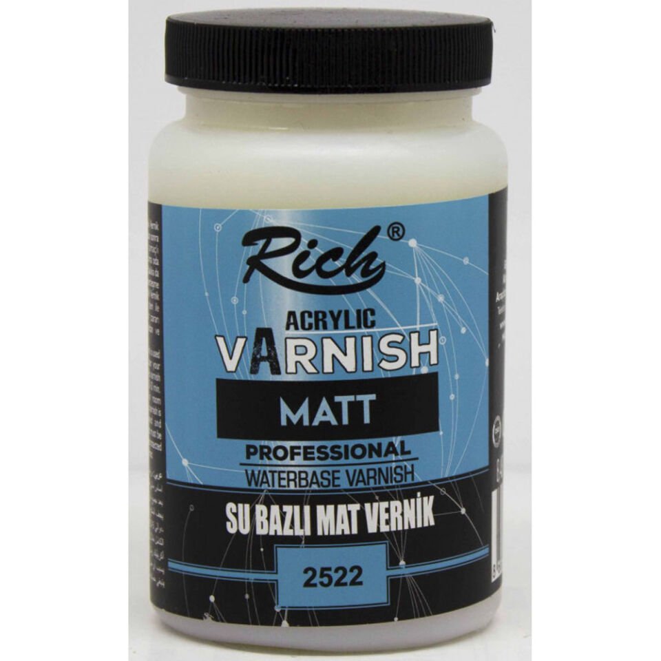 Rich Vernik Su Bazlı Mat 250 CC Kavanoz 250-2522