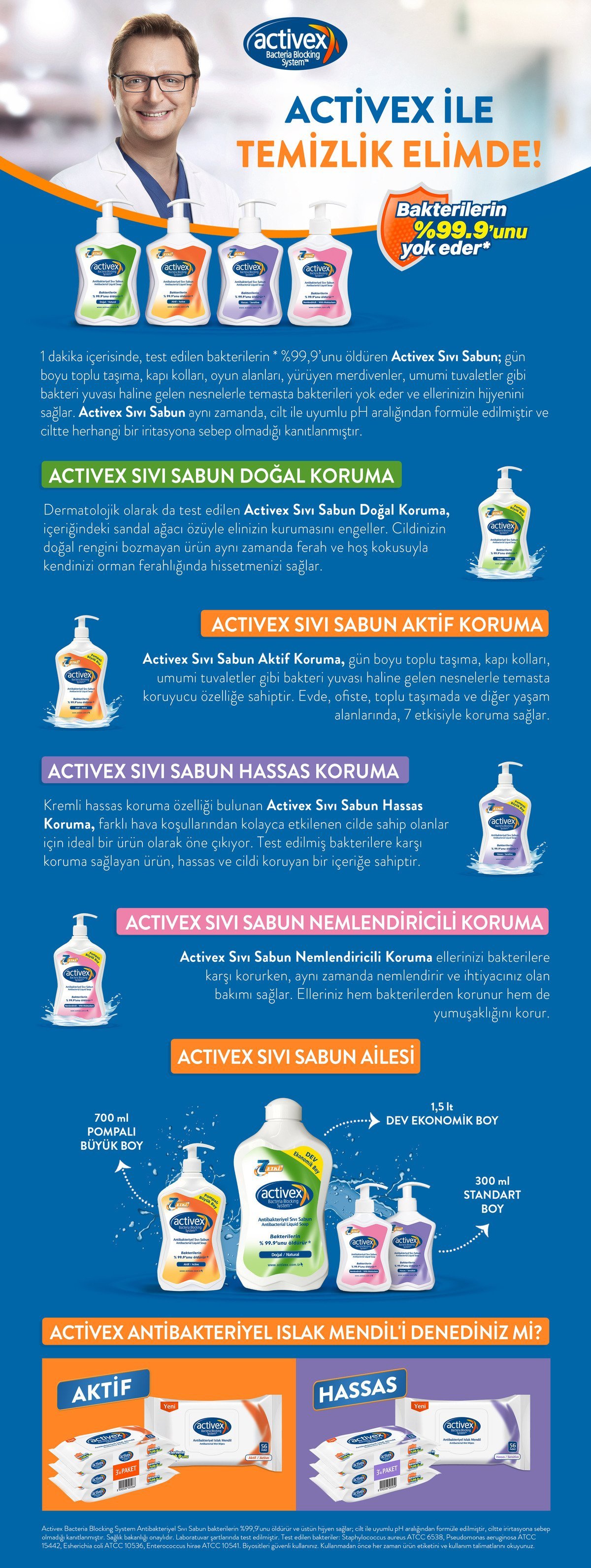 Activex Antibakteriyel Sıvı Sabun Hassas 1,5+700ml - 31,01 TL