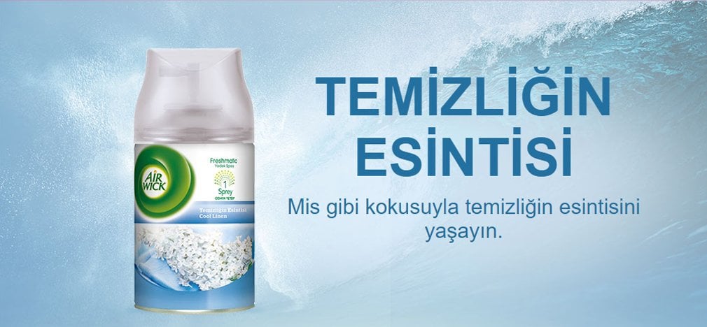 Air Wick Pure Oda Kokusu Freshmatic Makine Yedek Kartuş Temizliğin Esintisi 250 Ml.