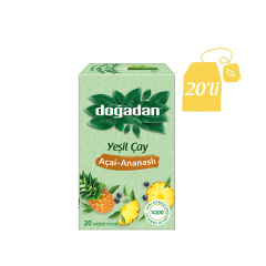 Doğadan Yeşil Çay Ananas Açaili 20'li