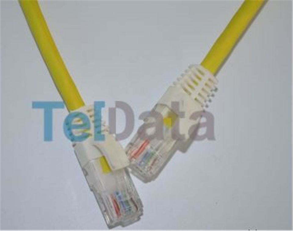 Teldata TLD-1000Y Cat6 10MT Sarı Utp Patch Kablo