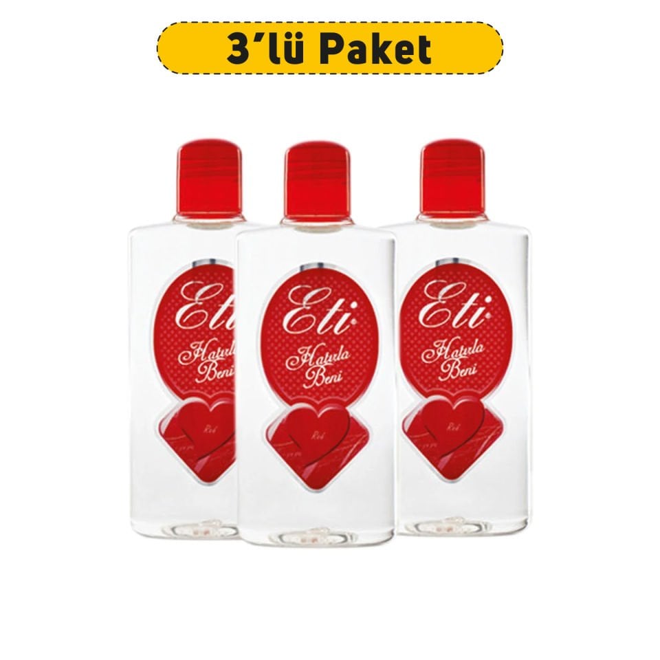 Eti Hatırla Beni Red Kolonya Pet Şişe 3 x 230 ML