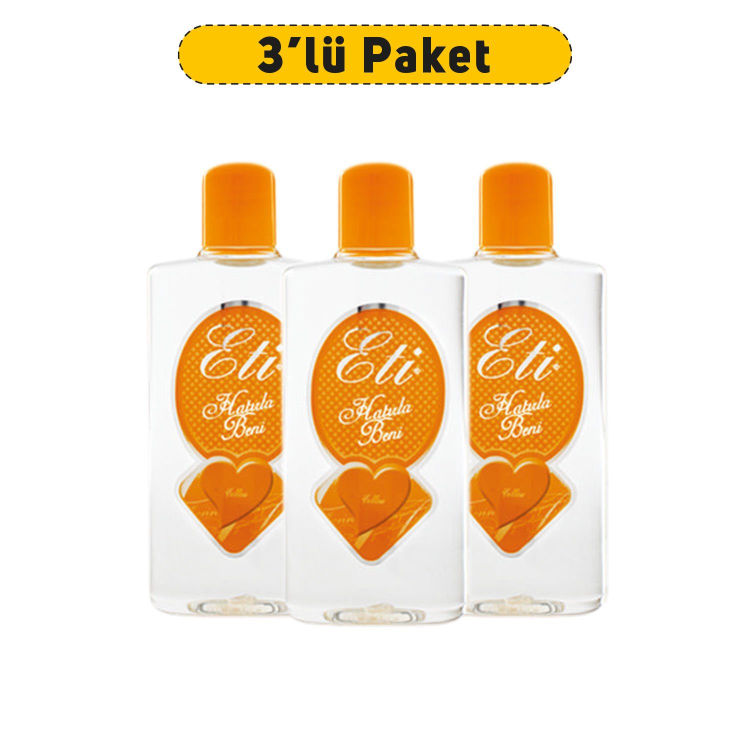Eti Hatırla Beni Kolonya Yellow 3'lü Paket