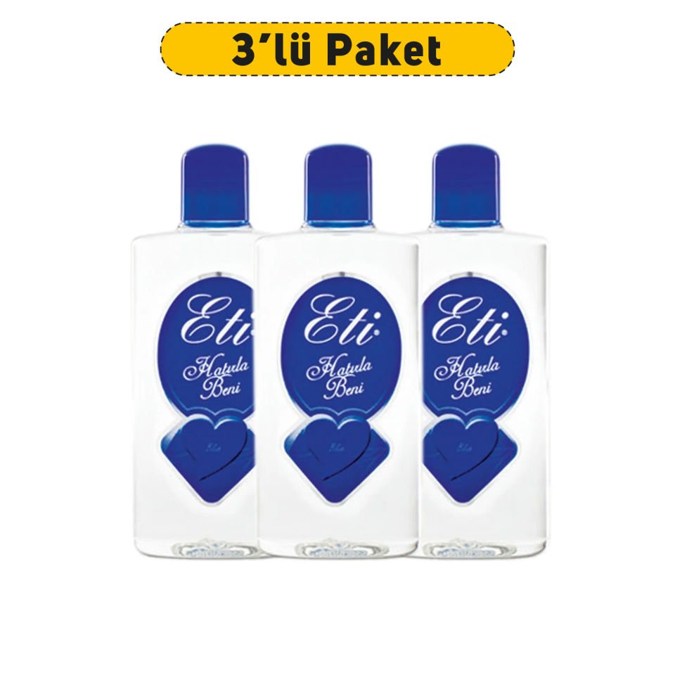 Eti Hatırla Beni Kolonya Blue 3'lü Paket