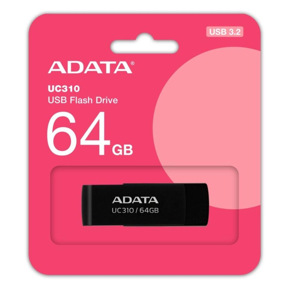 ADATA UV150-64GB USB3.2 Black Flash Bellek