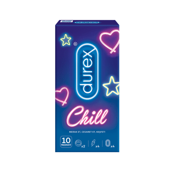 Durex Chill Prezervatif 10'lu