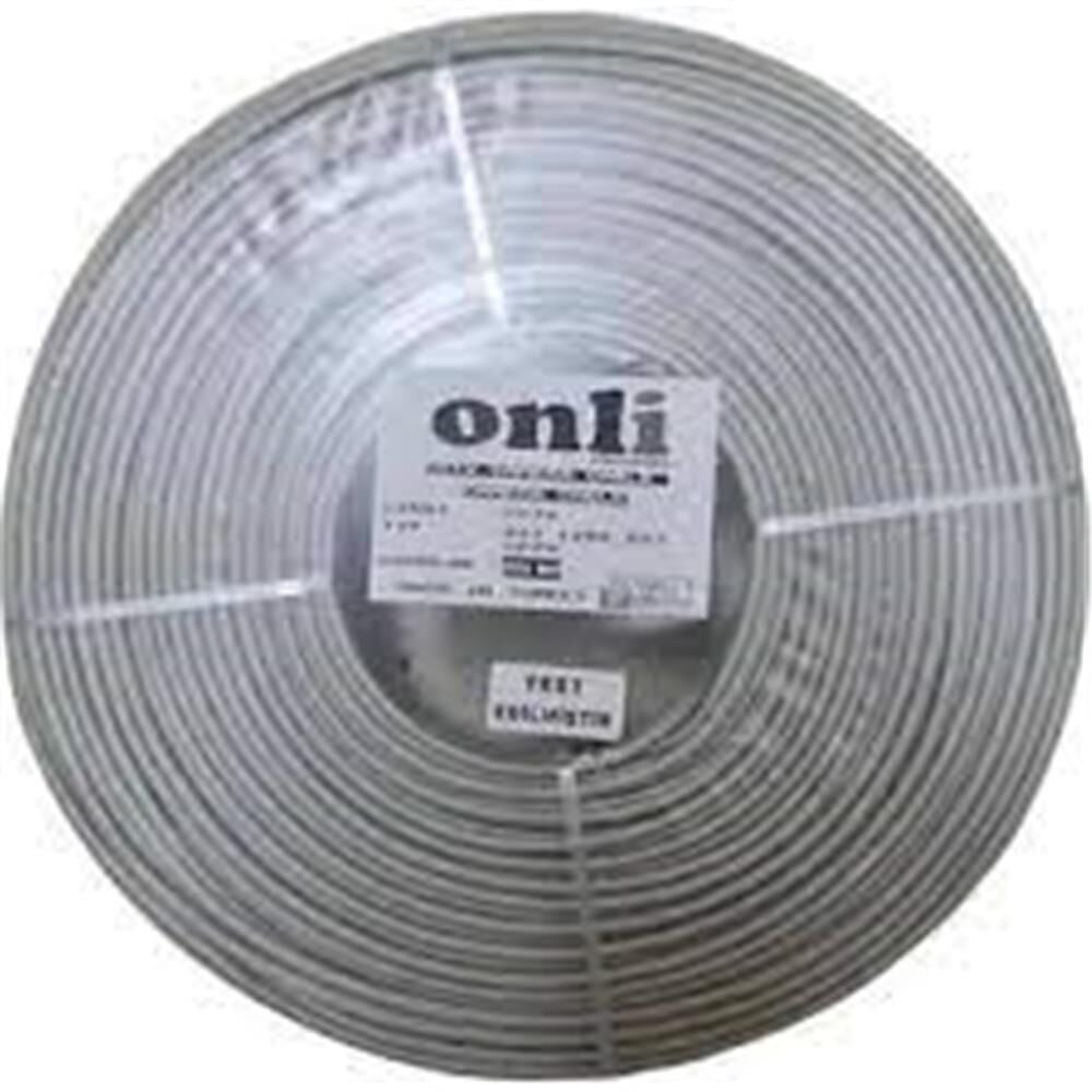 Onli 2+1 PE 1x0,50 mini Coax 2x0,50mm 500 metre Dış Ortam CCA Kamera Kablosu