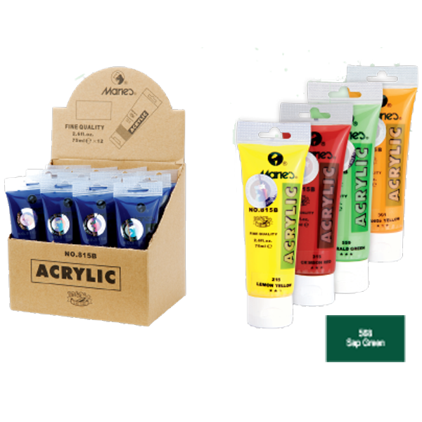 Maries Akrilik Boya 75 ML Sap Yeşil 815B-568