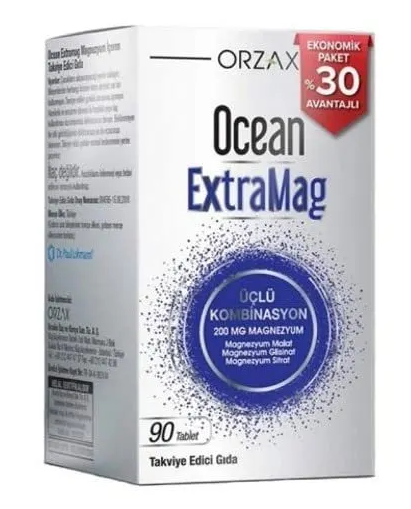 Orzax Ocean Extramag Ekonomik Paket 90 Tablet