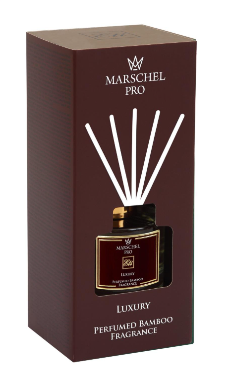 Luxury Bambu Çubuklu Koku Cam Şişe 165 ml