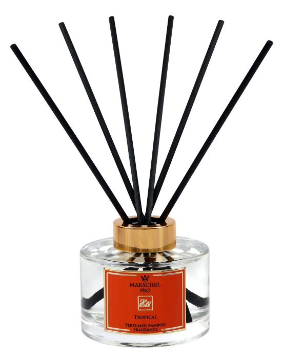 Tropical Bambu Çubuklu Koku Cam Şişe 165 ml
