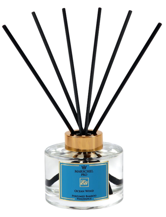 Ocean Wınd Bambu Çubuklu Koku Cam Şişe 165 ml