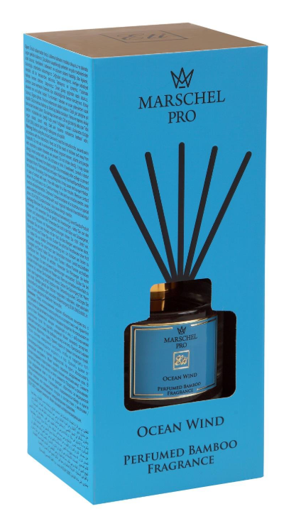 Ocean Wınd Bambu Çubuklu Koku Cam Şişe 165 ml