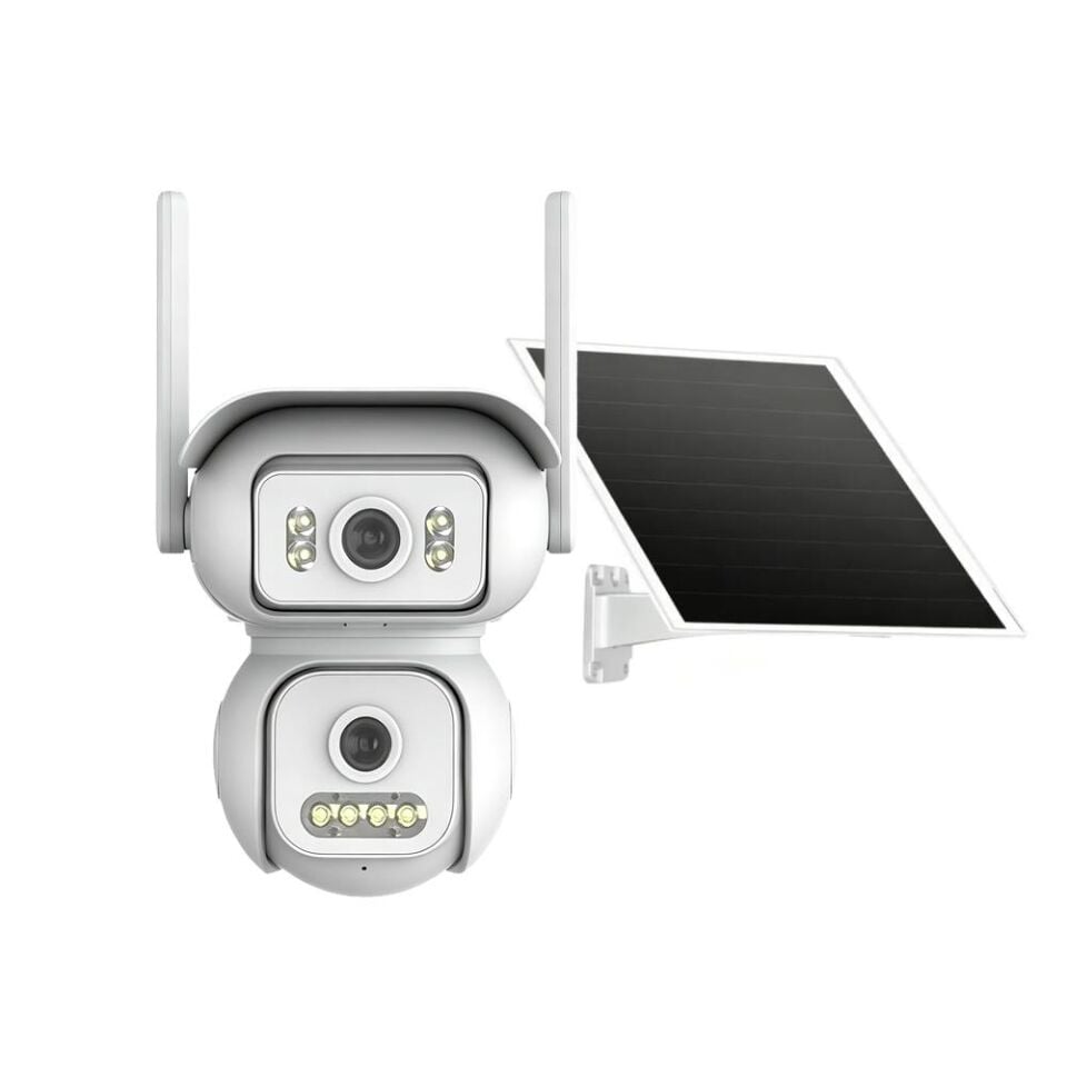 Joysee SW2 6Mp 2x2.8mm AOV Solar Wifi İki Kamera 4IR+4Led PTZ