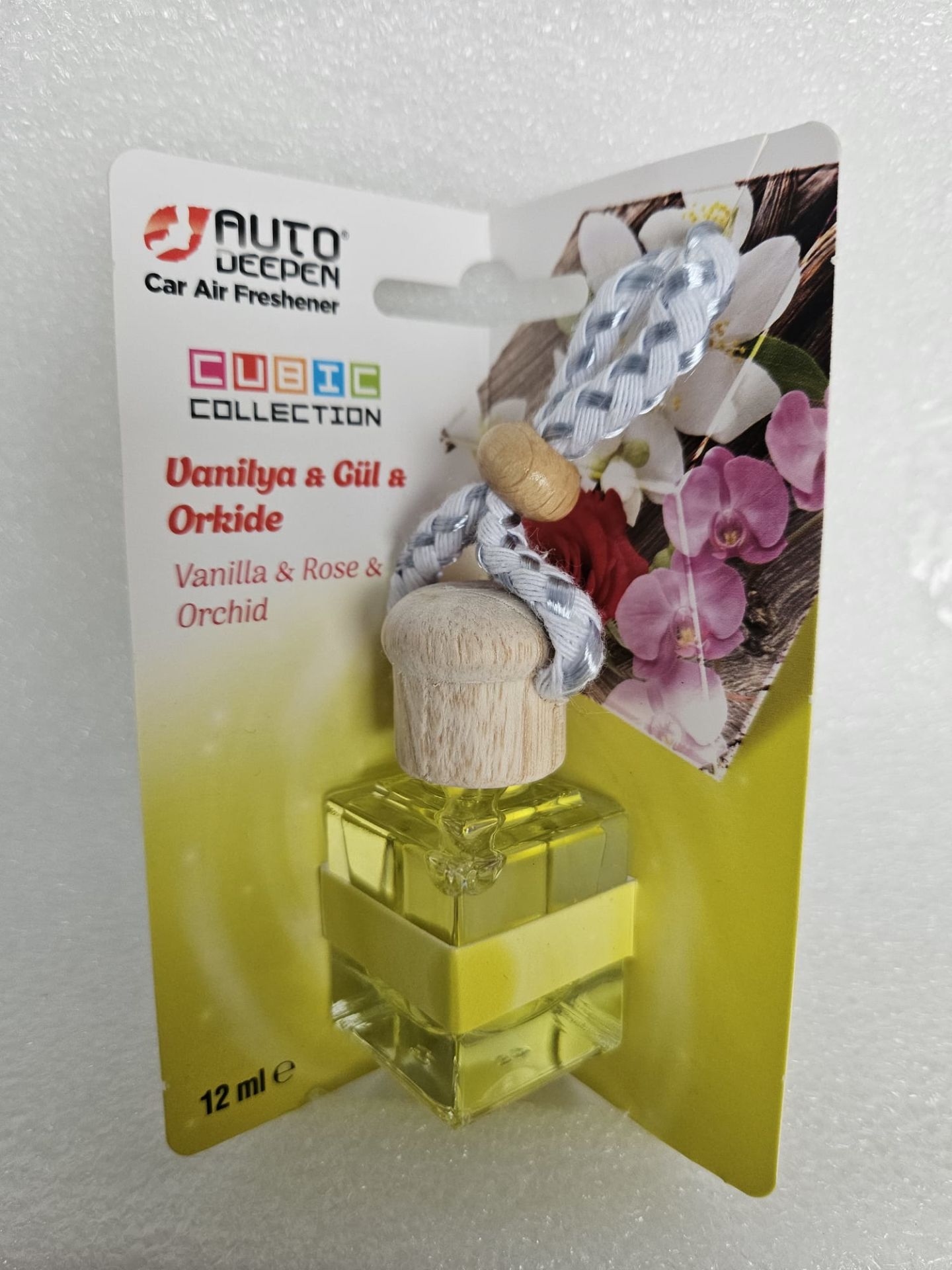 Auto Deepen Oto Ayna Asma Cam Koku Vanilya & Gül & Orkide 12 ml
