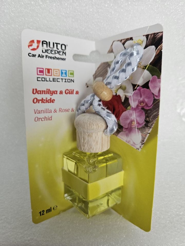 Auto Deepen Oto Ayna Asma Cam Koku Vanilya & Gül & Orkide 12 ml