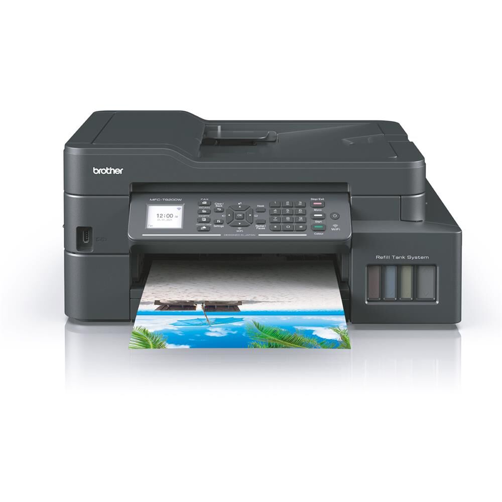 Brother MFC-T930DW Yazıcı-Tarayıcı-Fotokopi-Faks Wi-Fi Renkli Mürekkepli Tanklı Yazıcı 17İPM A4