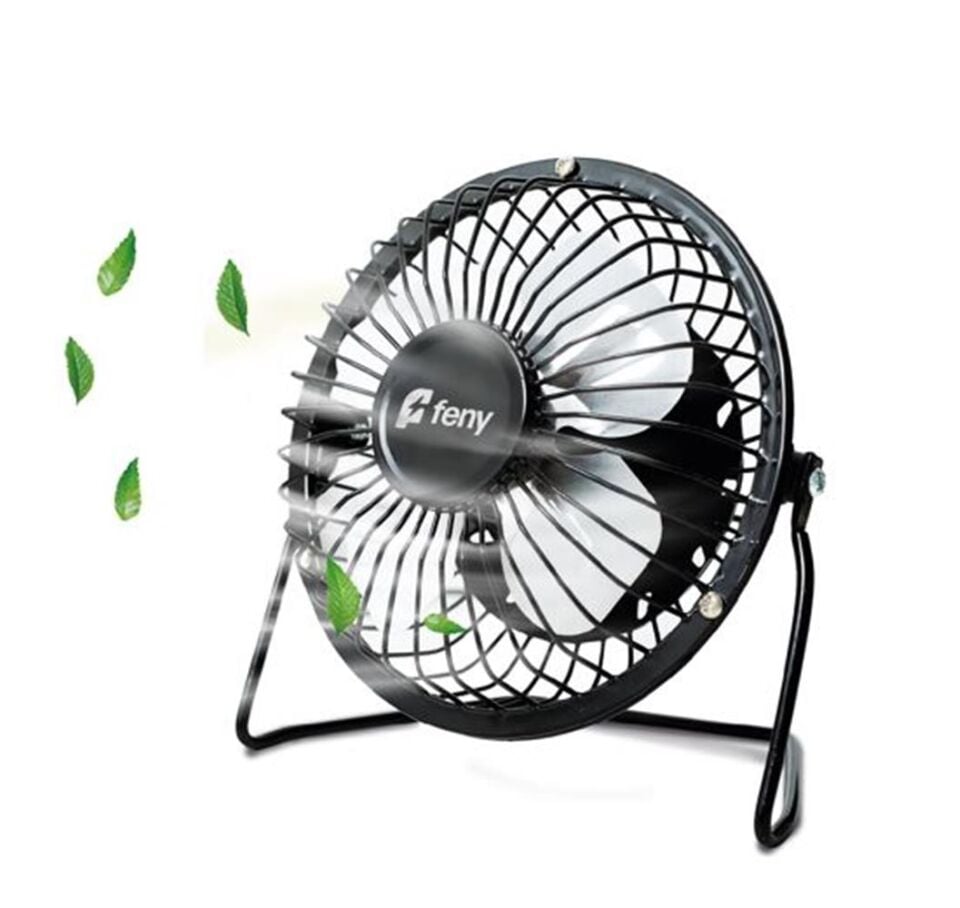 Feny FN-F86 Metal 360 Derece Dönebilen 4'' Mini Masaüstü Fan