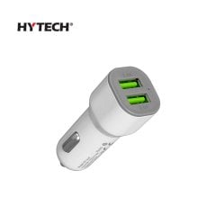 Hytech HY-X40 3.4A Hızlı Şarj 2 USB Beyaz Araç Şarj Cihazı