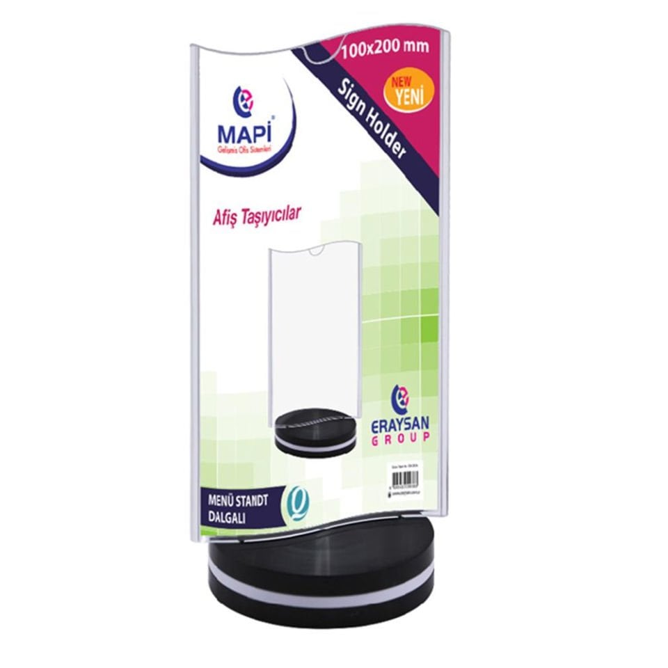 Mapi Menü Stand Dakgalı Dikey 100x200 5341810