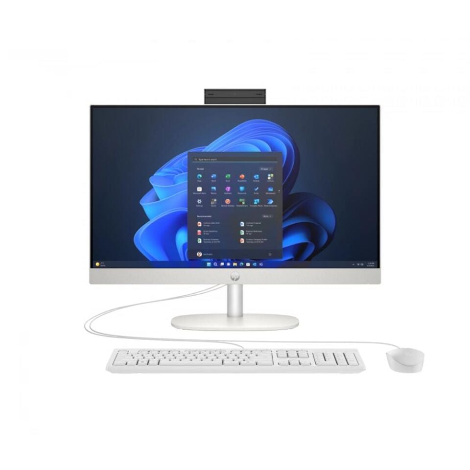 HP ProOne 240 G10 D36TNET Ultra 5 125U 8GB 512GB SSD 23.8 FHD Beyaz FreeDOS AIO Bilgisayar