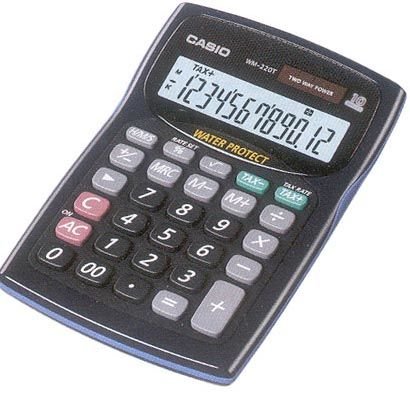 Casio WM-220MS-BU Hesap Makinesi
