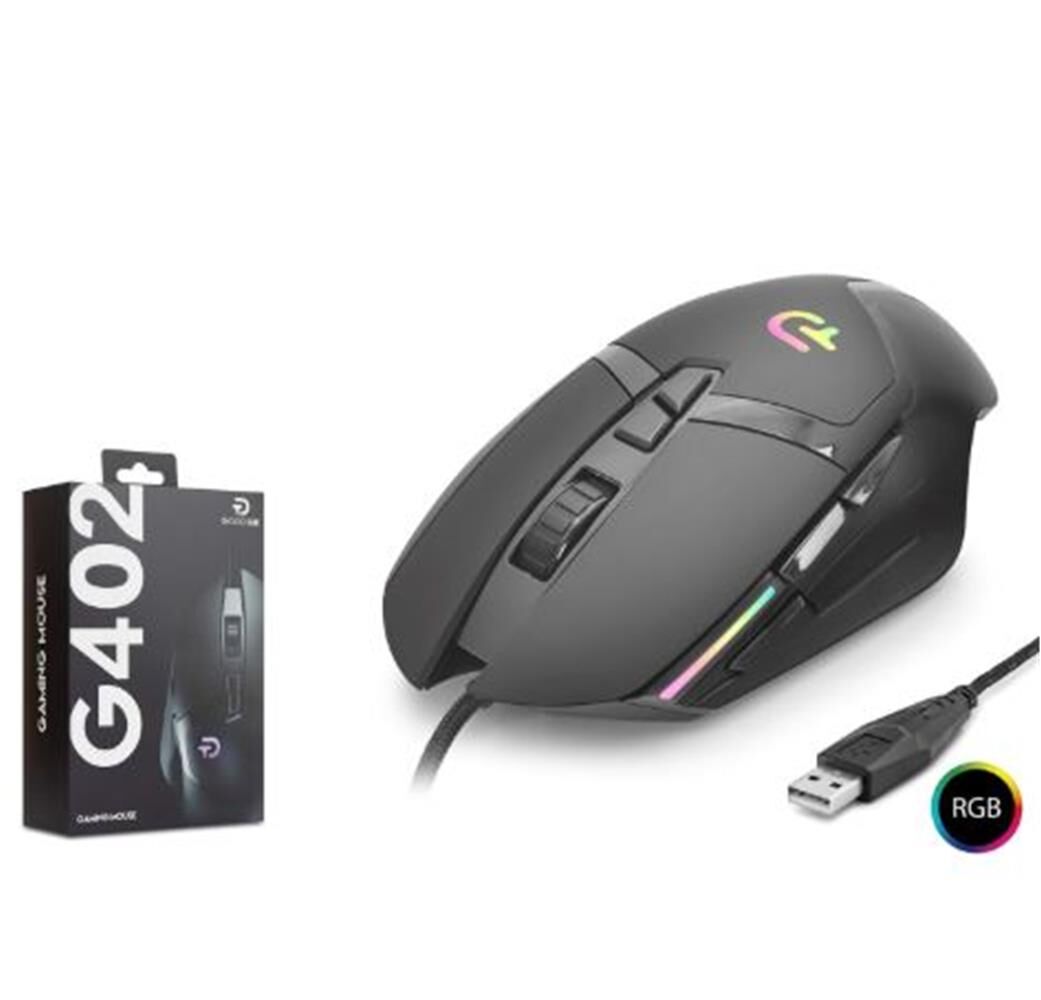 GOOD PRO G402 RGB Gaming Mouse 7200 DPI 7 Tuş 1000Hz Siyah