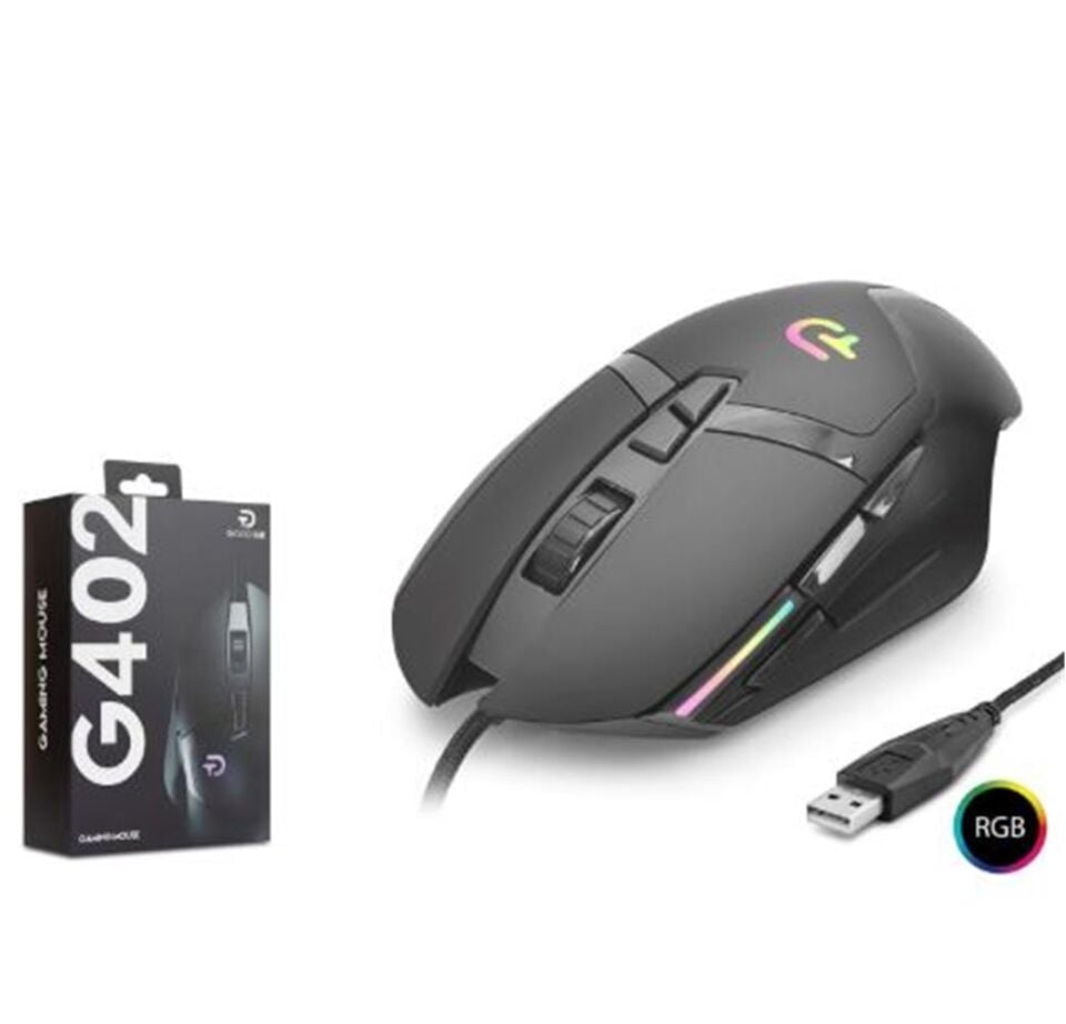 GOOD PRO G402 RGB Gaming Mouse 7200 DPI 7 Tuş 1000Hz Siyah