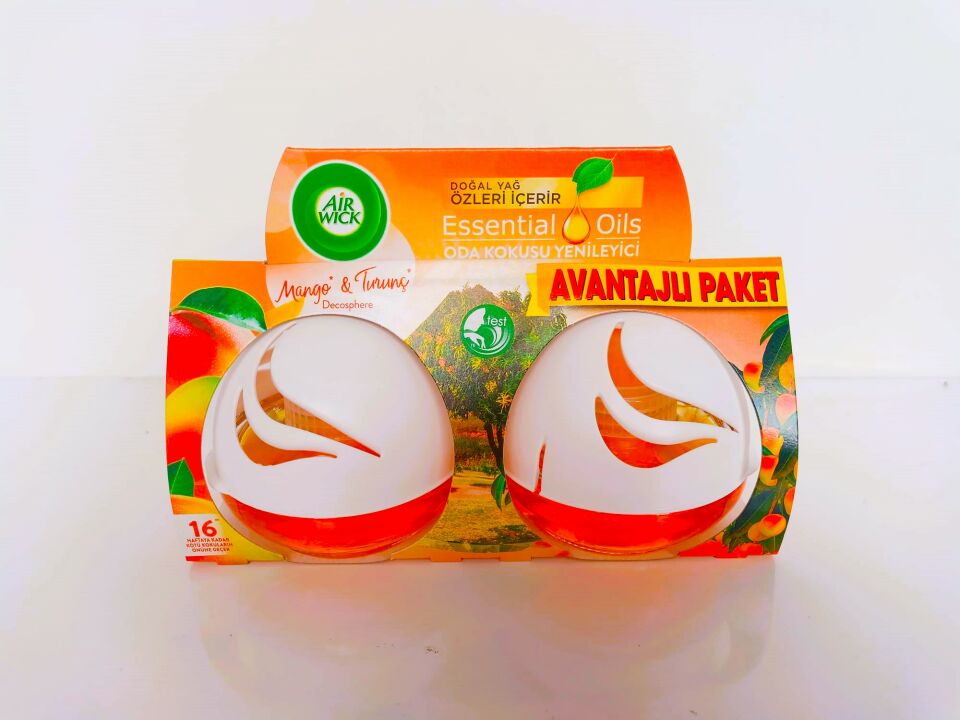AIRWICK DECOSPHERE MANGO TURUNÇ 75 ML*2