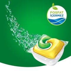 Fairy Hepsi Bir Arada 22 Yıkama Bulaşık Makinesi Deterjanı Kapsülü Limon Kokulu