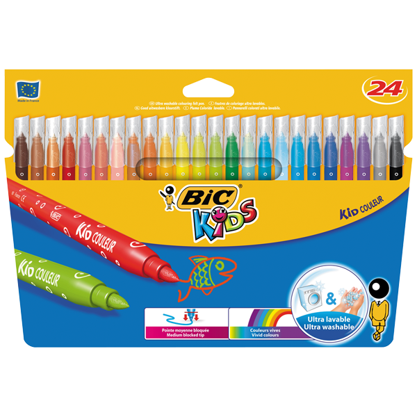 Bic Keçeli Boya Kalemi Kids Couleur 24 Renk 841800