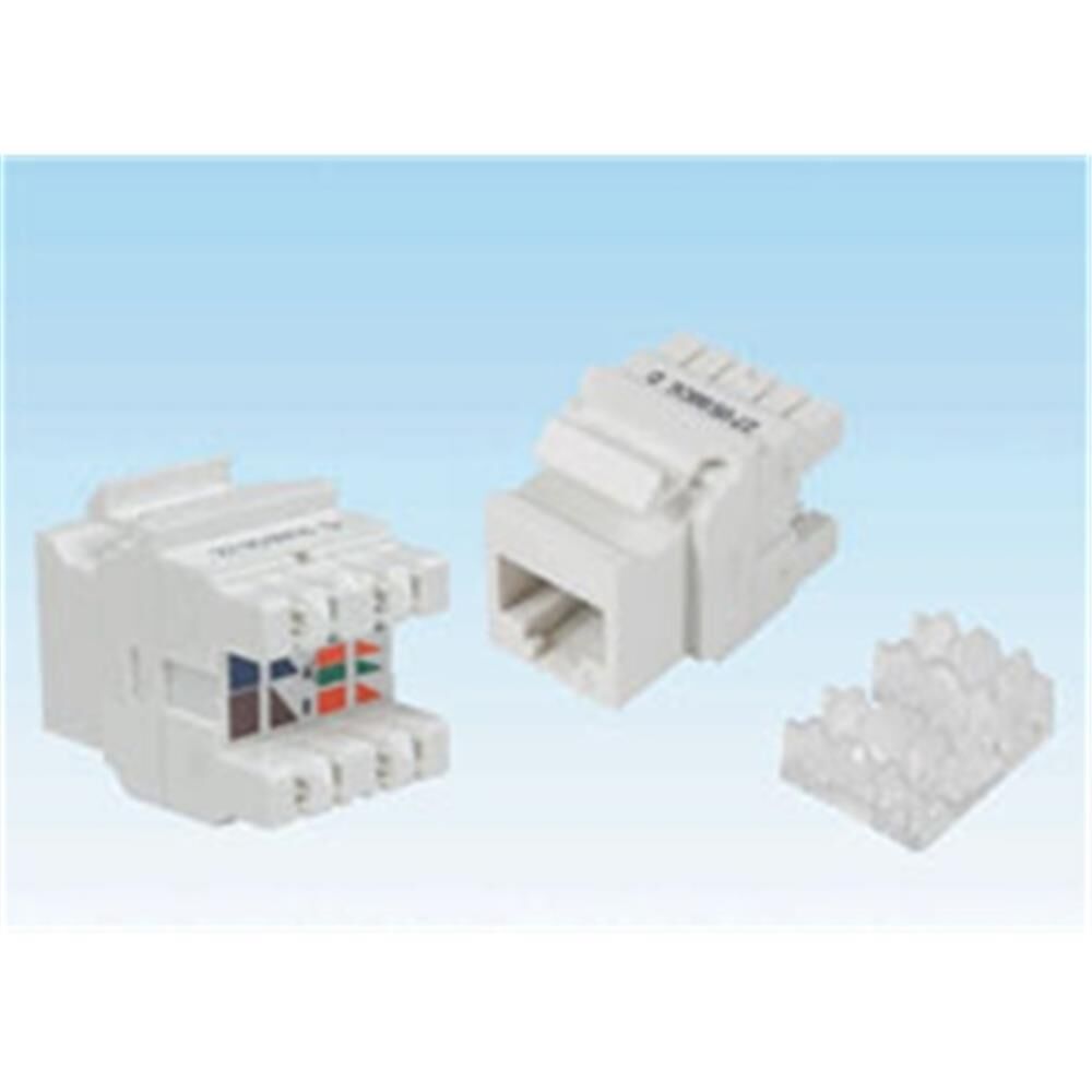 HCS J6A-00826 CAT6A FTP KEYSTONE JACK TOOLESS 180 DERECE