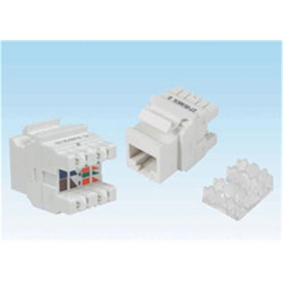 HCS J6A-00826 CAT6A FTP KEYSTONE JACK TOOLESS 180 DERECE