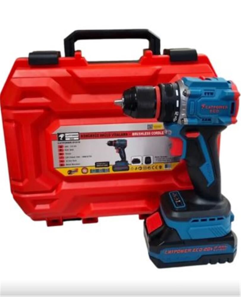 CatPower E-1010 Kömürsüz Darbeli Akülü Vidalama 20V