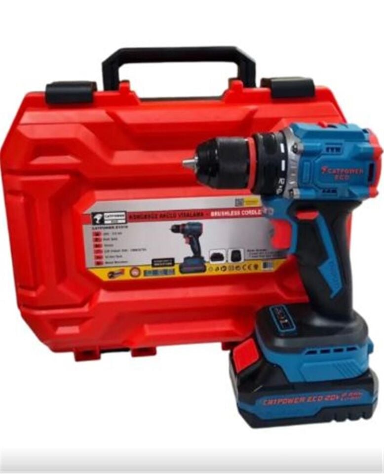 CatPower E-1010 Kömürsüz Darbeli Akülü Vidalama 20V