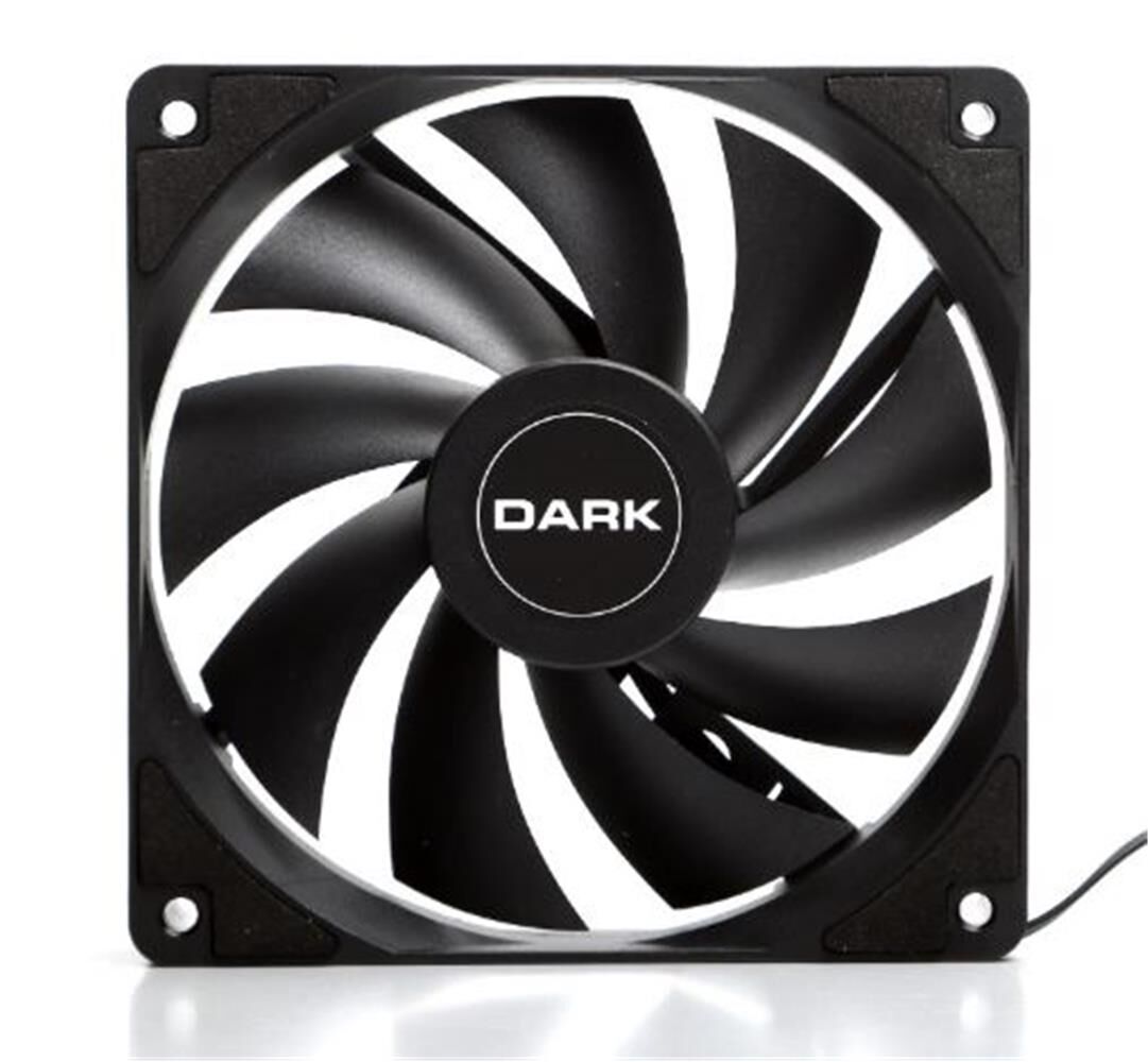 Dark''DKCCF123R''12cm  1200 RPM, 36 CFM, Güçlü Soğutma Sessiz Siyah Kasa Fanı
