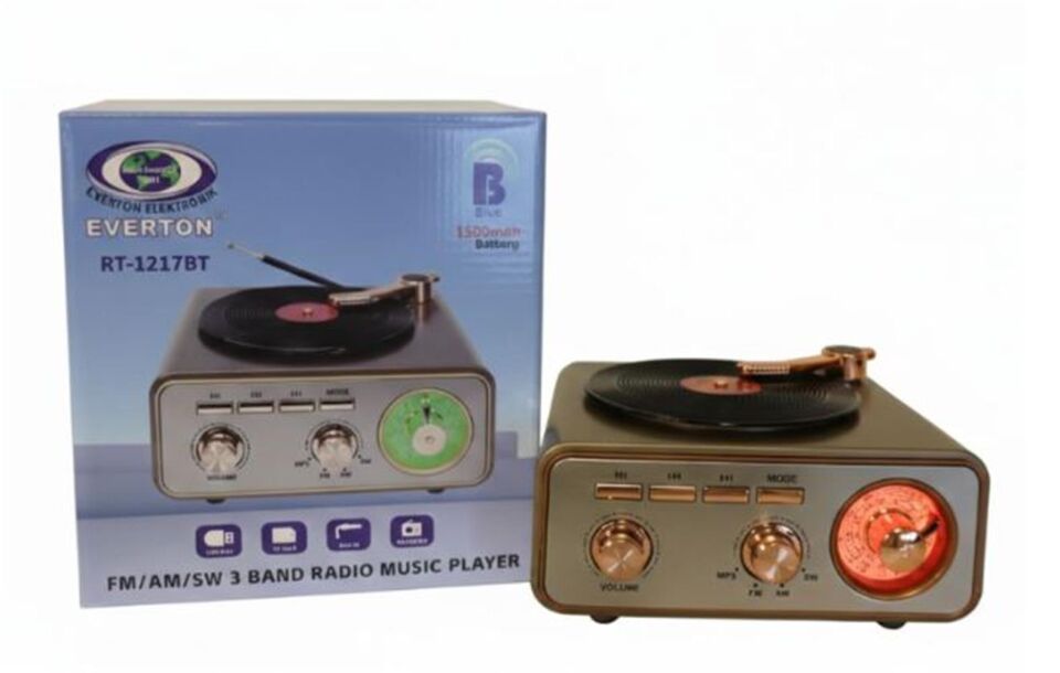 Everton RT-1217bt  Bluetooth Usb-Micro Plak Radyo