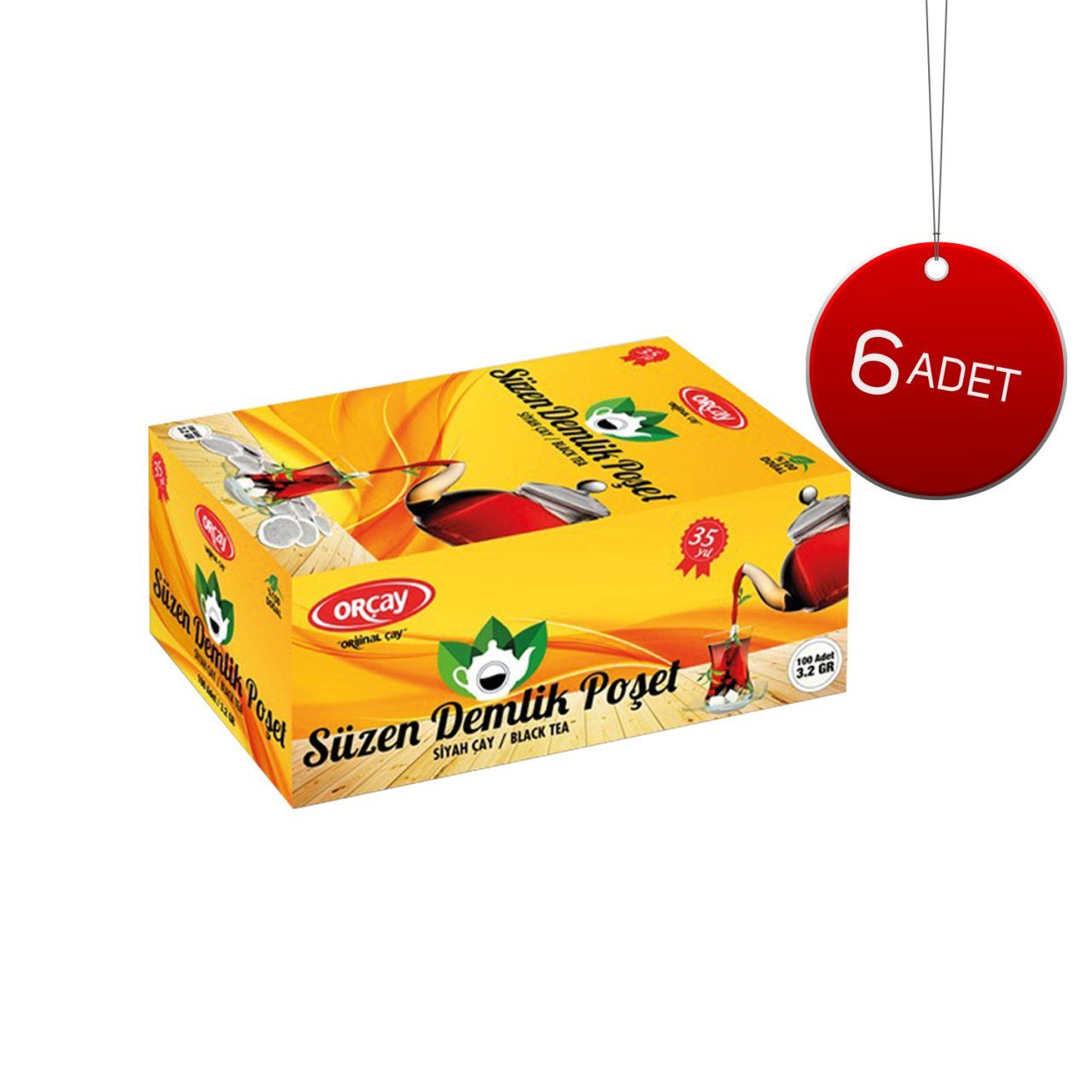 Orçay Demlik Poşet Çay 400x15 gr (6000gr)