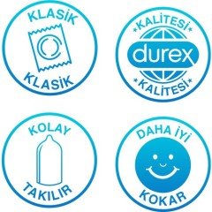 Durex Klasik Prezervatif 3'lü
