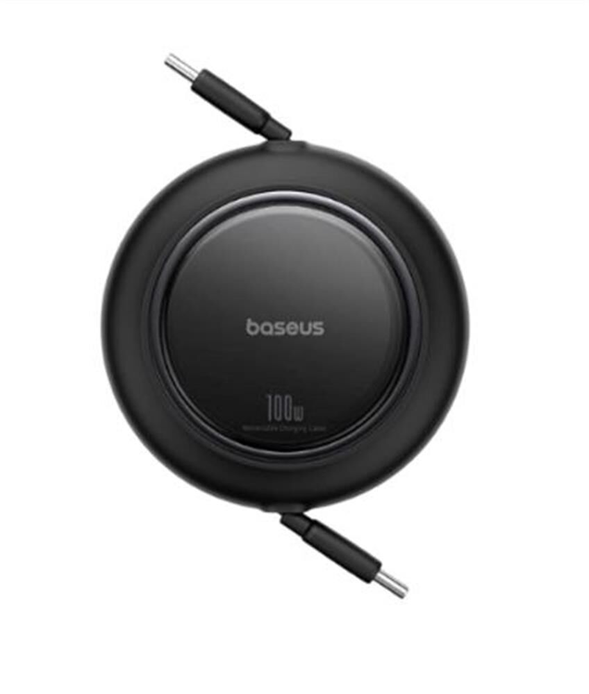 Baseus P10364501211-00 Free2Pull Makaralı Şarj Kablosu USB-C-Lightning 20W 1m. - Beyaz