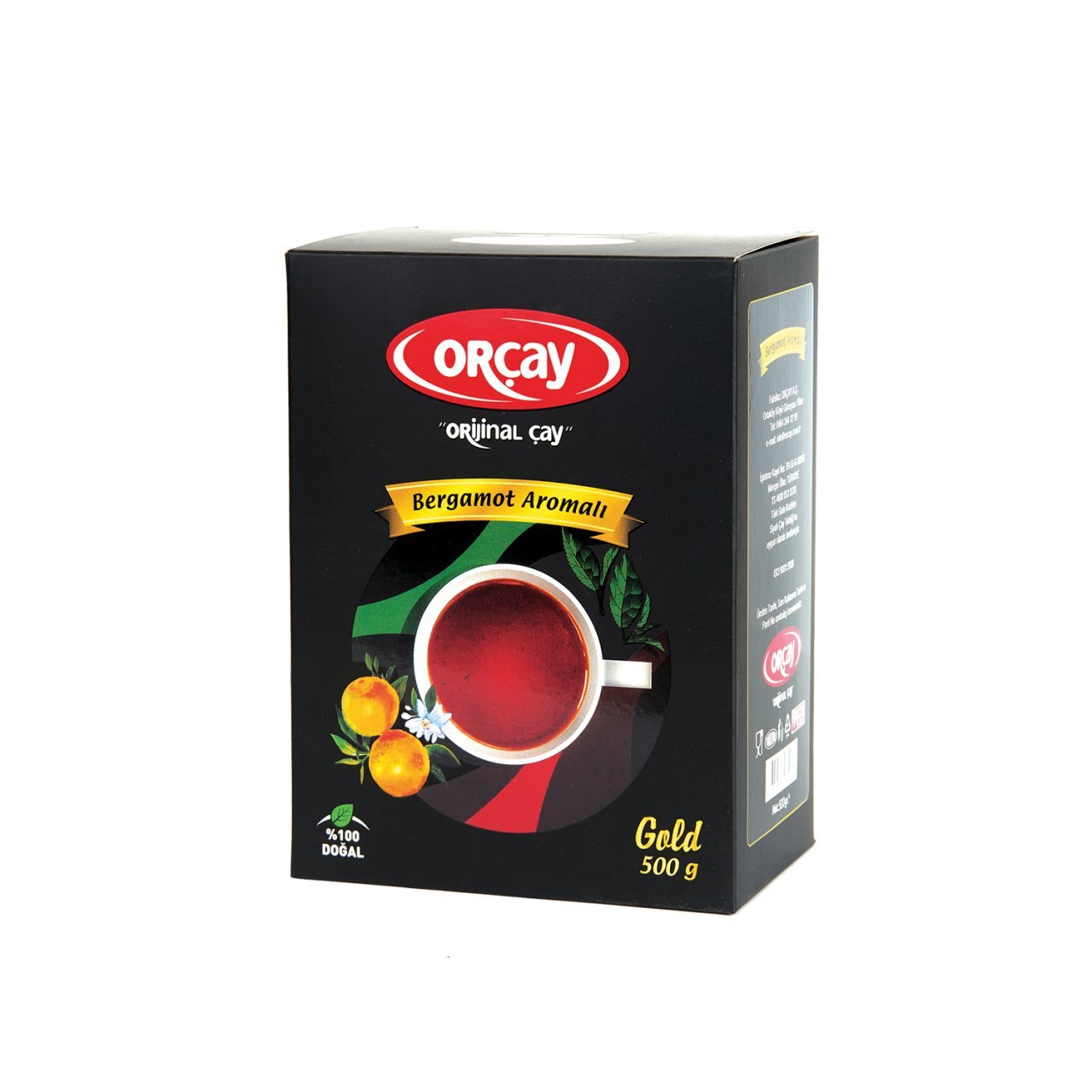 Orçay Gold Bergamot Aromalı Dökme Çay 500 Gr