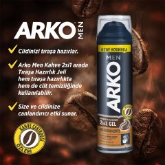 Arko Men Coffee Tıraş Jel 200Ml