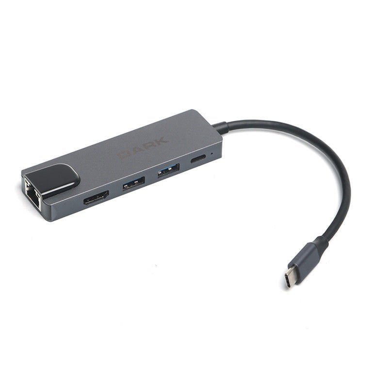 Dark 5i 1 Arada USB 3.1 Type-C to Ethernet - HDMI - USB 65W Port Çoklayıcı HUB