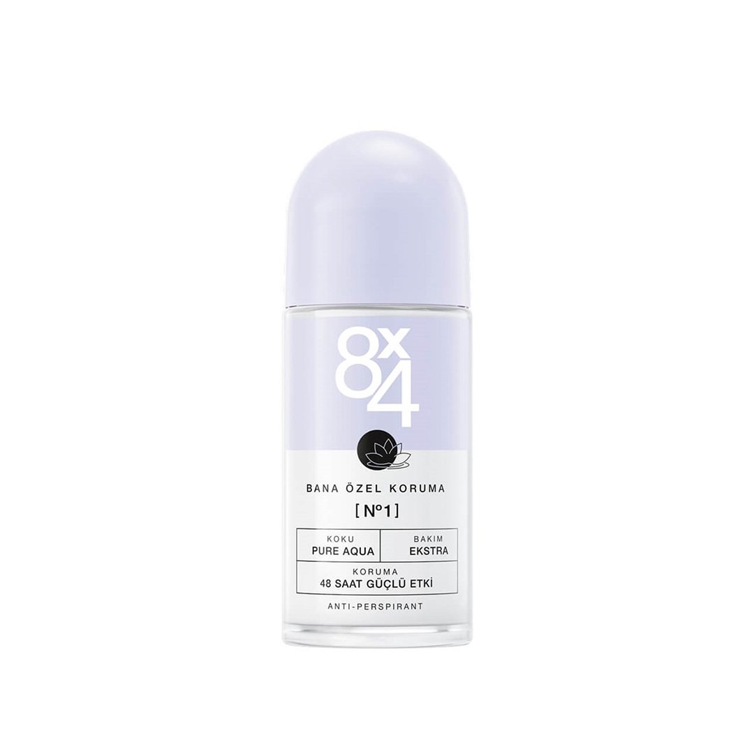 8x4 Roll-On Pure Aqua Kadın 50 ml
