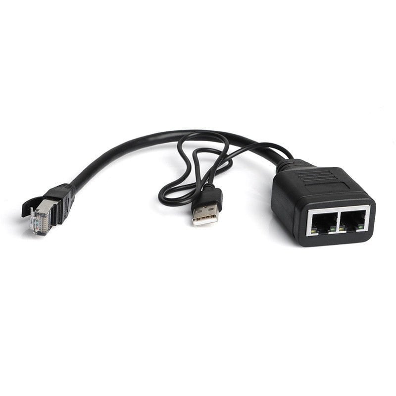 Dark RJ45 Megabit Ethernet Çoklayıcı Adaptör
