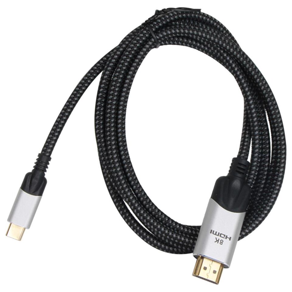 Vcom CU423MCV-1.8 Siyah 1.8MT Type-C To Hdmi 2.0V Kablo
