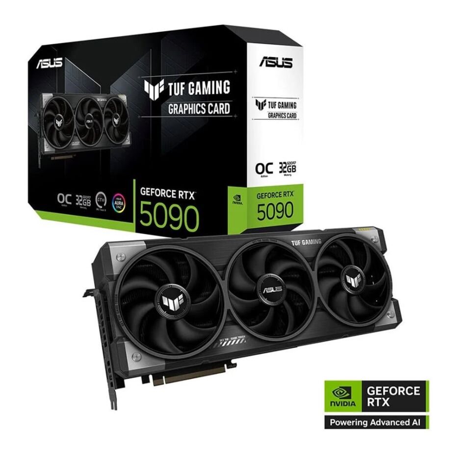 Asus Tuf Gaming GeForce RTX5090 OC 32GB GDDR7 512 Bit DLSS 4 TUF-RTX5090-O32G-GAMING Ekran Kartı