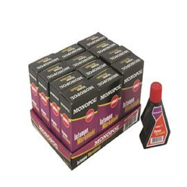 Monopol Istampa Mürekkebi 30 ML Kırmızı 1122